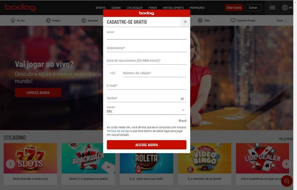 Jombet login